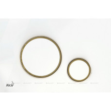 Кнопка смыва AlcaPlast M775 белый/золото M775