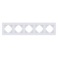 Рамка на 5 постов Kollinger Eleganz Acryl EA5WH