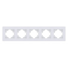 Рамка на 5 постов Kollinger Eleganz Acryl EA5WH