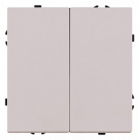 Выключатель двухклавишный без рамки Kollinger Eclipse EC-025CM
