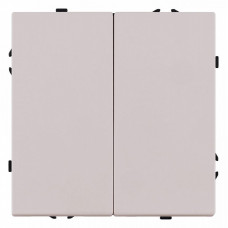 Выключатель двухклавишный без рамки Kollinger Eclipse EC-025CM