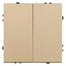 Выключатель двухклавишный без рамки Kollinger Eclipse EC-025GD