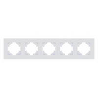 Рамка на 5 постов Kollinger Eleganz Plex EP5WH