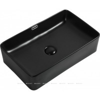 Раковина накладная Aquanet PERFECT-3-MB 550х350х140 мм черный матовый PERFECT-3-MB
