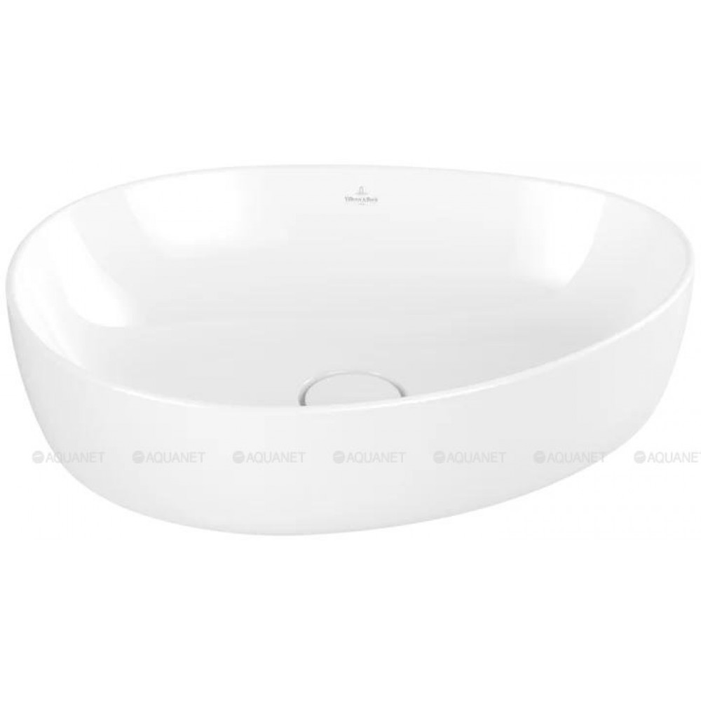 Раковина накладная Villeroy & Boch Antao 510x400x146 мм Альпийский белый 4A7351R1