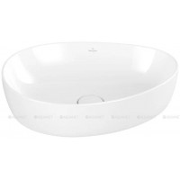 Раковина накладная Villeroy & Boch Antao 510x400x146 мм Альпийский белый 4A7351R1