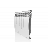 Радиатор биметаллический Royal Thermo BiLiner 500 Bianco Traffico 8 секций боковое подключение 1176306 RAL 9016