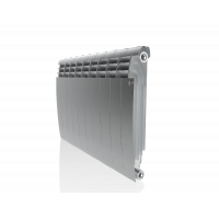 Радиатор биметаллический Royal Thermo BiLiner 500 Silver Satin боковое подключение 10 секций НС-1176315
