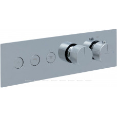Смеситель встраиваемый Allen Brau Liberty X3 термостат 3 выхода Push key хром 5.33003-00
