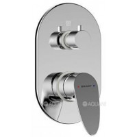 Смеситель встраиваемый Bravat Drop P69190C-RUS 3-функциональный хром P69190C-RUS
