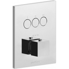 Термостат для душа внешняя часть Paffoni Compact 3 функции хром CPT519CR