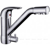 Смеситель для кухни Aquanet Kitchen с каналом для питьевой воды хром AF777-44C