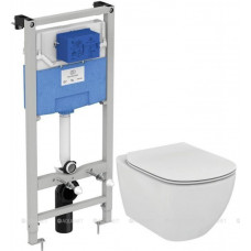 Комплект 3 в 1 Ideal Standard: инсталляция R020467, унитаз T007901, сиденье T352701 T386801