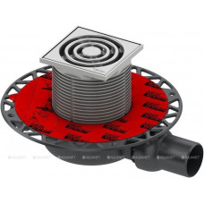 Трап TECE TECEdrainpoint S110 низкий горизонтальный хром матовый 3601100 Трап TECE TECEdrainpoint S110 низкий горизонтальный хром матовый 3601100