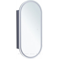 Зеркальный шкаф Aquanet Монте овал 40х90 LED 00344786