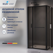 Душевой уголок RGW Leipzig LE-45B 1200x1000 мм черный 77124520-34 Душевой уголок RGW Leipzig LE-45B 1200x1000 мм черный 77124520-34