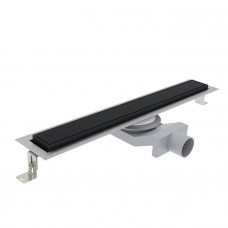 Трап душевой Plumberia Selection PS IN-TILE 6x60 см черный матовый PST60NO Трап душевой Plumberia Selection PS IN-TILE 6x60 см черный матовый PST60NO