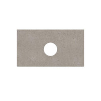 Столешница из керамогранита Kerama Marazzi Magica Риккарди 90 см без отверстия серый матовый MA.1.0.SG519920R/90