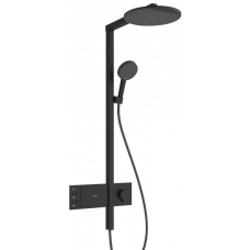 Душевая система Hansgrohe Raindance Alive S с термостатом Ø300 мм черный матовый 24595670