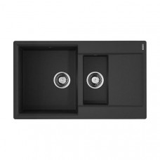 Кухонная мойка Omoikiri Daisen 86-2-BL Artgranit 86x51 см черный 4993477