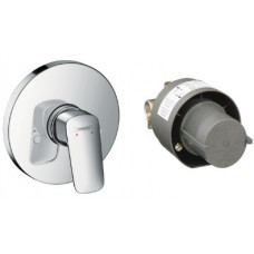 Смеситель для душа Hansgrohe Logis на 1 потребителя встраиваемый комплект 71666000