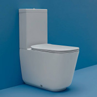 Унитаз-моноблок Kerasan Tribeca 69х34.5 см с креплением WB5N белый матовый 750990/511730/378130