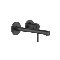 Смеситель для раковины Gessi Ingranaggio встраиваемый излив 185 мм внешняя часть Black XL 63583#299