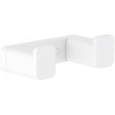 Крючок для полотенец двойной Hansgrohe AddStoris белый матовый 41755700 Крючок для полотенец двойной Hansgrohe AddStoris белый матовый 41755700