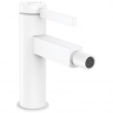 Смеситель для биде hansgrohe Finoris однорычажный с клапаном Push-Open матовый белый 76200700
