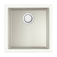 Кухонная мойка Omoikiri Yamakawa 45-U/I-WH Artceramic 45.6 x 45.6 см белый 4993784