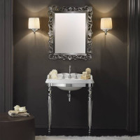 Раковина со структурой напольная Tiffany World King 73.5x54x85 см хром AR834bi/TWKI3070.1cr