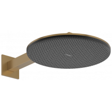 Верхний душ hansgrohe Raindance Alive S 300 мм 2 режима с кронштейном 390 мм бронза 24540140