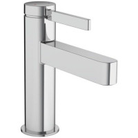 Смеситель для раковины hansgrohe Finoris 100 однорычажный с клапаном Push-Open хром 76010000