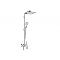Душевая стойка для ванны с термостатом Hansgrohe Crometta E 240 1jet хром 27284000