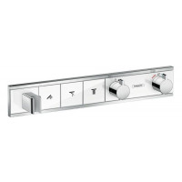 Термостат hansgrohe RainSelect на 3 потребителя внешняя часть 15356400