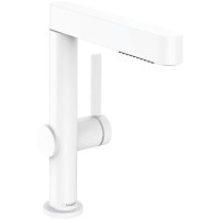 Смеситель для раковины hansgrohe Finoris 230 однорычажный с вытяжным душем 2jet матовый белый 76063700