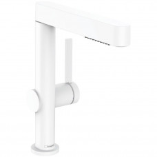 Смеситель для раковины hansgrohe Finoris 230 однорычажный с вытяжным душем 2jet матовый белый 76063700