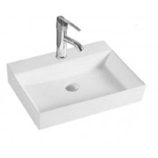 Раковина Splendy Memory 600x450x130 мм 1 отверстие цвет белый ME10560T1NW