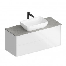Тумба подвесная Kerama Marazzi PLAZA Modern 120x48 см 3 ящика белый / дуб виченце PLB.M.120.3\WHT.V