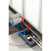 Внутрипольный конвектор Varmann Qtherm Q 230х110х2500 мм Q 230.110.2500 RR U EV1