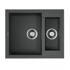 Кухонная мойка Omoikiri Sakaime 60-2-PL Tetogranit 60x50 см платина 4993915 Кухонная мойка Omoikiri Sakaime 60-2-PL Tetogranit 60x50 см платина 4993915