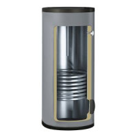 Бойлер косвенного нагрева Gekon B01 150 л 30 кВт напольный INOX GK1501