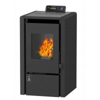 Камин пеллетный ZOTA A6H13 6 кВт WiFi black 00-00001291