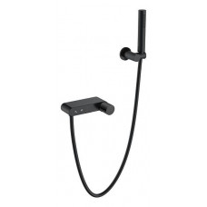 Смеситель для душа Boheme Stick с душевым набором черный 123-BB.2