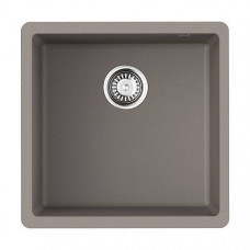 Кухонная мойка Omoikiri Bosen 44-U-GR Tetogranit 44x44 см leningrad grey 4997010