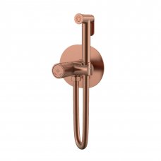 Гигиенический душ Boheme Tech со шлангом 100 см и внутренней частью copper brushed 157-CB Гигиенический душ Boheme Tech со шлангом 100 см и внутренней частью copper brushed 157-CB