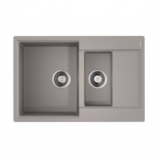 Кухонная мойка Omoikiri Daisen 78-2T-GR Tetogranit 78x51 см leningrad grey 4993585