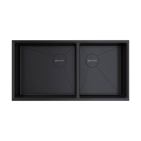 Кухонная мойка Omoikiri Taki 85-2-LB-U/IF Side-GB 85x44 см графит 4997039