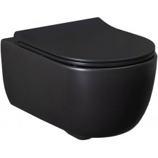 Унитаз подвесной Allen Brau Priority 36х54.5х33 см черный 4.31001.31 Унитаз подвесной Allen Brau Priority 36х54.5х33 см черный 4.31001.31
