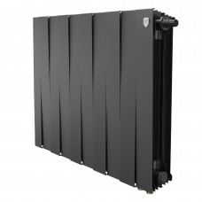 Радиатор биметаллический Royal Thermo PianoForte 500 10 секций нижнее подключение Noir Sable 1682389 Радиатор биметаллический Royal Thermo PianoForte 500 10 секций нижнее подключение Noir Sable 1682389